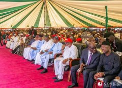 尼日利亚总统为翁多-临沂工业园落成剪彩揭幕